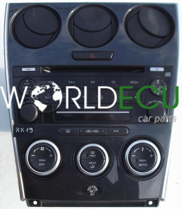 Cd Radio Panel Upravleniya Climatronic Gr4b66dsx Mazda 6 Cq Mm45701a Cqmm45701a Yefm011759 K6021 Radio World Ecu