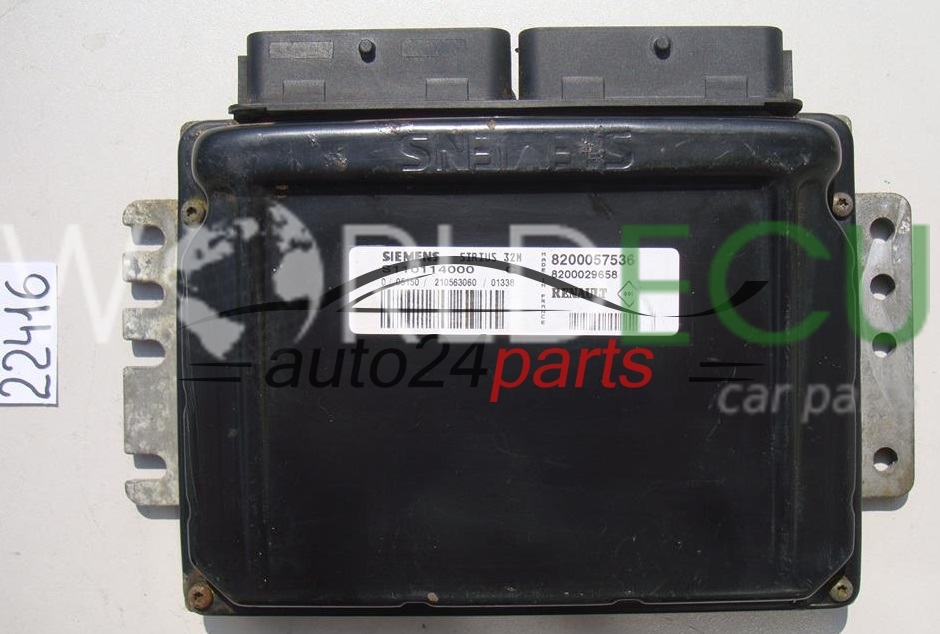 Motorsteuergerät ECU Steuergerät RENAULT CLIO 1 2 SIEMENS S110114000 C