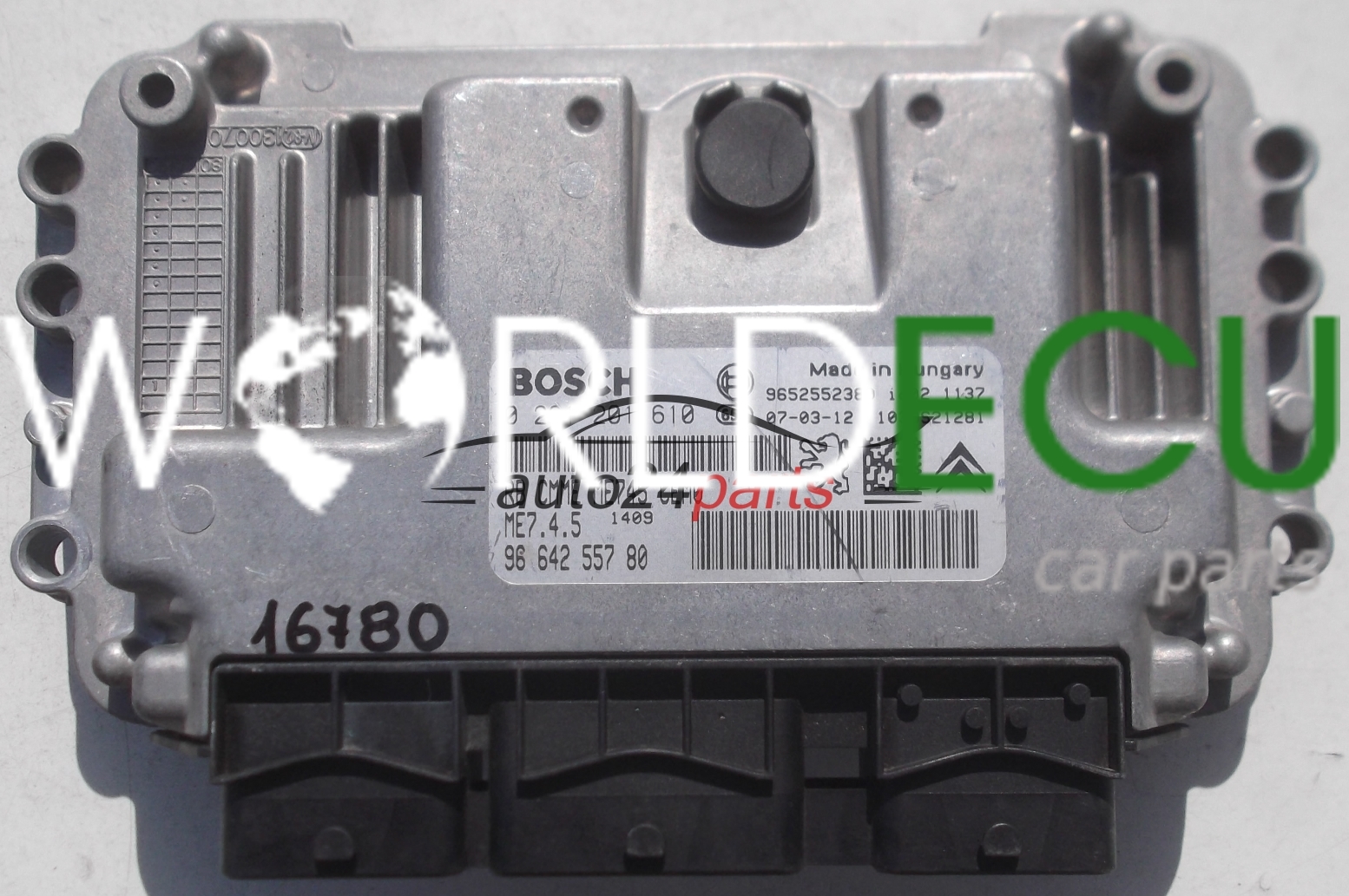 ECU CENTRALITA DE MOTOR PEUGEOT 307 1 6 BOSCH 0 261 201 610 0261201610