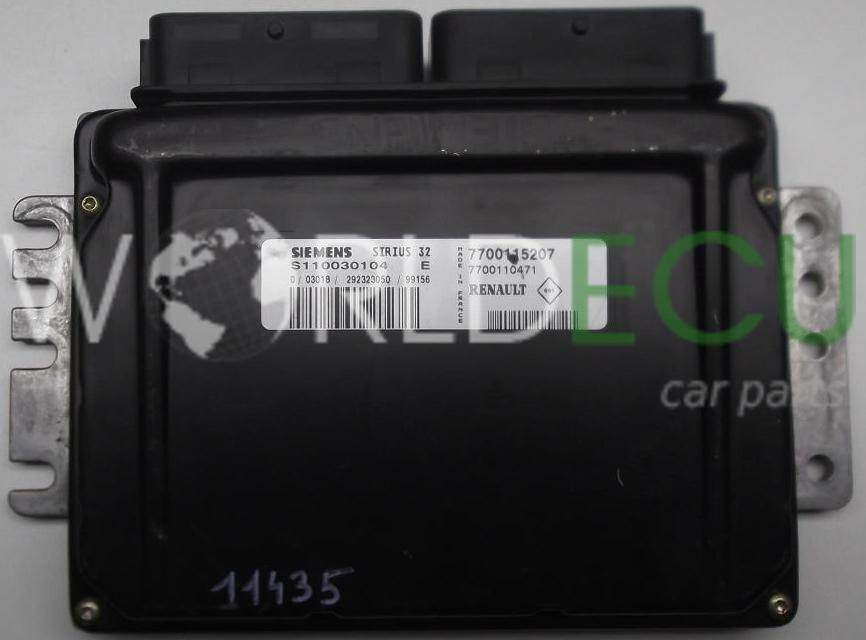 Ecu Engine Control Unit Renault Clio Siemens S E S E