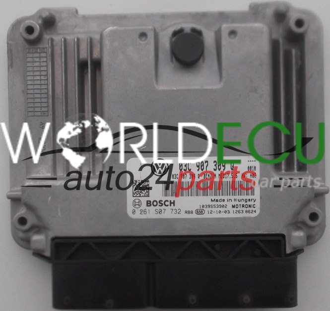 ECU CENTRALITA DE MOTOR VOLKSWAGEN TIGUAN 1 4 TSI BOSCH 0 261 S07 732