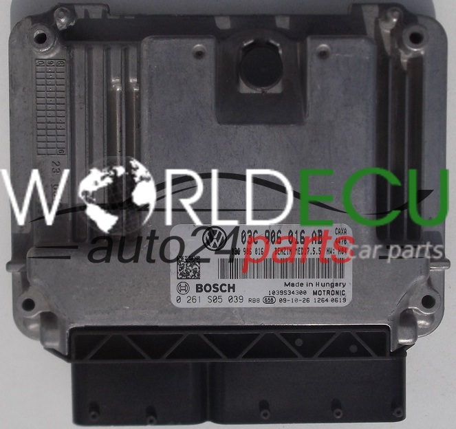 ECU ENGINE CONTROLLER VW VOLKSWAGEN EOS 1 4 TSI BOSCH 0 261 S05 039