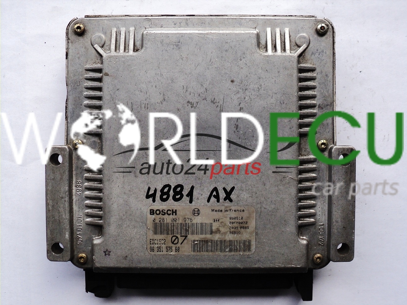 ECU ENGINE CONTROLLER CITROEN XSARA PEUGEOT 306 2 0 BOSCH 0281001976 0