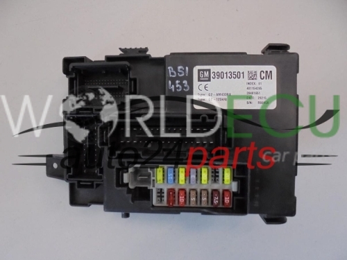 COMFORT CONTROL MODULE BSI BSM OPEL MERIVA B 39013501 CM - COMFORT ...