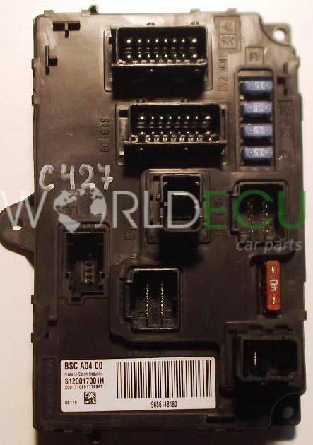 COMFORT CONTROL MODULE PEUGEOT 407 SIEMENS S120017001 H S120017001H