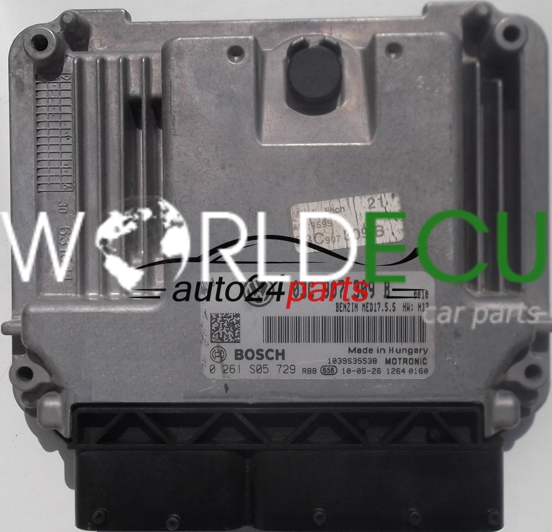 ECU CENTRALITA DE MOTOR VW VOLKSWAGEN GOLF TSI 03C907309B, 03C 907 309 ...