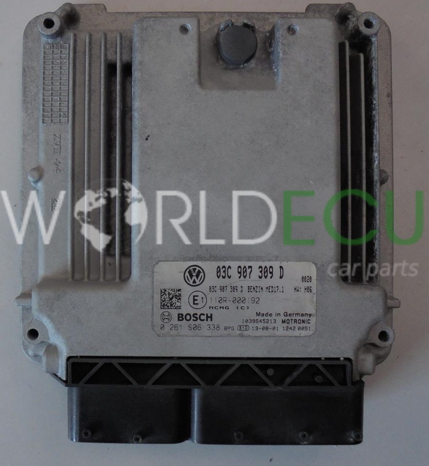 ECU Engine control unit VW VOLKSWAGEN PASSAT BOSCH 0 261 S06 338