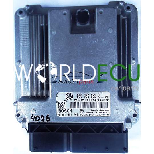 ECU ENGINE CONTROLLER VW VOLKSWAGEN GOLF 1 4 TSI 03C906032R 03C 906