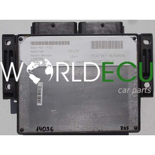 MOTORSTEUERGERÄT ECU STEUERGERAT FIAT PUNTO LUCAS R04010035A, 46760545