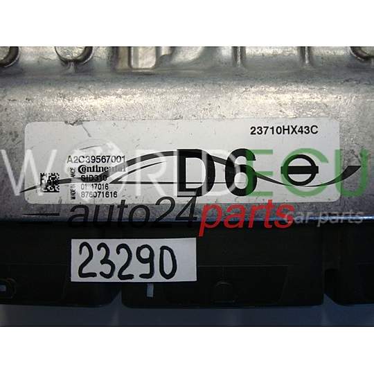 Centralina motore NISSAN QASHQAI 1.5 DCI 23710HX43C, A2C39567001