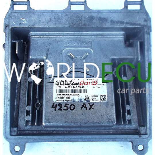 CALCULATEUR MOTEUR MERCEDES W169 A170 1.7 CDI A2661533279, 2661533279, A 266 153 32 79, A0014460340, 0014460340, A 001 446 03 40 SIEMENS SIM266 5WK90910 (02)