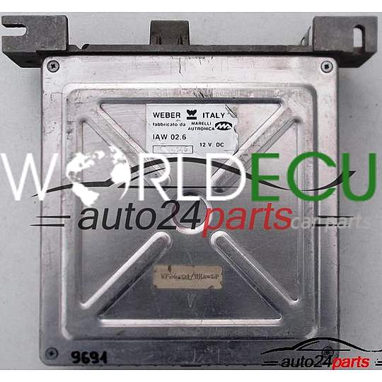 MOTORSTEUERGERÄT ECU STEUERGERAT FIAT CROMA 2.0, IAW 02.6, IAW026, 12V.DC