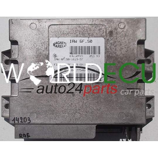 MOTORSTEUERGERÄT ECU STEUERGERAT FIAT CINQUECENTO 500 0.9, MAGNETI MARELLI IAW 6F.S0, IAW6FS0, 61602.012.04, 6160201204, 7754649