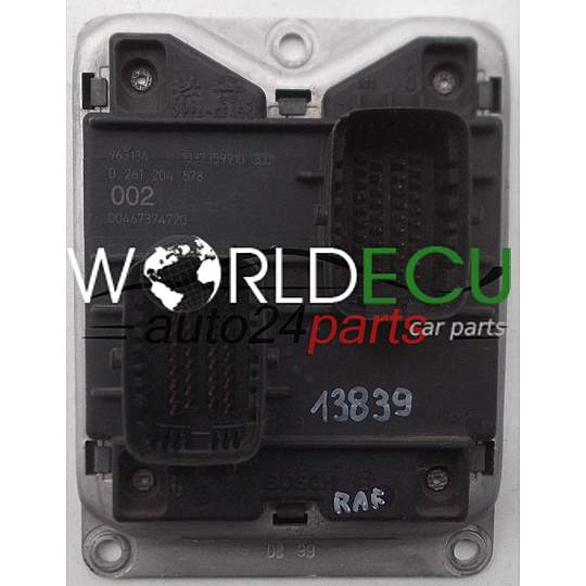 MOTORSTEUERGERÄT ECU STEUERGERAT FIAT BRAVO BOSCH 0 261 204 578, 0261204578, 00467374720