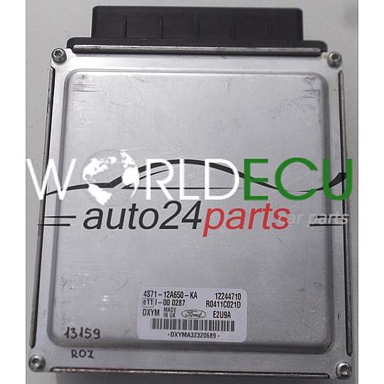 БЛОК УПРАВЛЕНИЯ ДВИГАТЕЛЕМ FORD MONDEO 4S71-12A650-KA, 4S7112A650KA, 12244710, R0411C021D