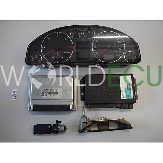 ECU ENGINE CONTROLLER AUDI A6 BOSCH 0 281 001 931, 0281001931, 4B0 907 401 K, 4B0907401K