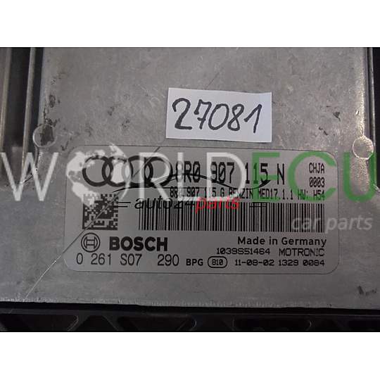 ECU Engine control unit AUDI Q5 0261S07290 8R0907115N MED17.1.1