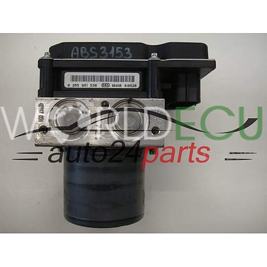 Abs Pump Module AUDI BOSCH 0 265 236 345, 0265236345, 8K0614517EE, 0265951538, 8K0907379BG