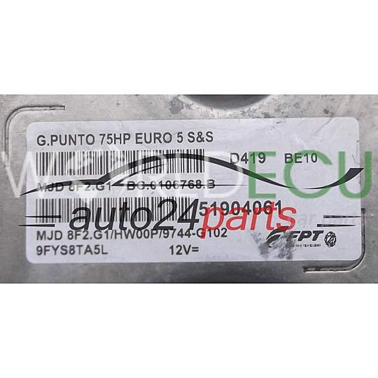 Blok Upravleniya Dvigatelem Fiat Punto Evo 1 3 Magneti Marelli Mjd 8f2 G1 Mjd8f2g1 Fpt 51904061 Bc 0106768 B Bc0106768b Blok Upravleniya Dvigatelem World Ecu