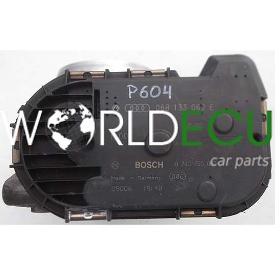 THROTTLE BODY VOLKSWAGEN AUDI A4 A6 BOSCH 0 280 750 080, 0280750080, 06B 133 062 E , 06B133062E