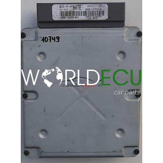 MOTORSTEUERGERÄT ECU STEUERGERÄT FORD FOCUS 1.8 TDDI 98AB12A650BGH, 98AB-12A650-BGH, 98AB12K523AG, 98AB-12K523-AG HATE DPC-612