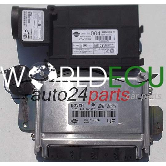 ECU ENGINE CONTROLLER NISSAN ALMERA 2.0 TDDI BOSCH 0 281 010 265, 0281010265, 23710 4U100 UF, 237104U100