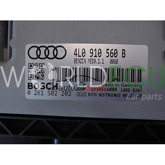 Centralita de motor UCE AUDI Q7 4.2 0261S02202 4L0910560B MED9.1.1