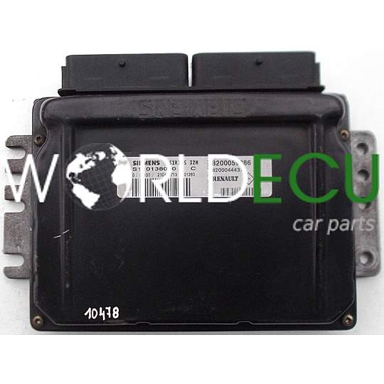 CALCULATEUR MOTEUR  RENAULT MEGANE 1.6 SIRIUS 32N S110138000C, S110138000 C, 8200059086, 8200044437