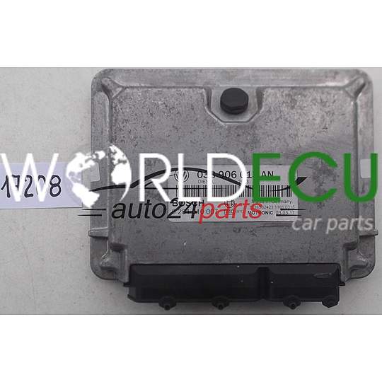 ECU ENGINE CONTROLLER SEAT VOLKSWAGEN 1.9 SDI BOSCH 0 281 010 007, 0281010007, 038 906 013 AN, 038906013AN