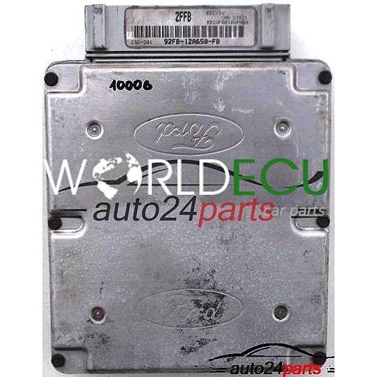 CENTRALINA DO MOTORE FORD FIESTA 1.1, 92FB-12A650-FB, 92FB12A650FB, 2FFB