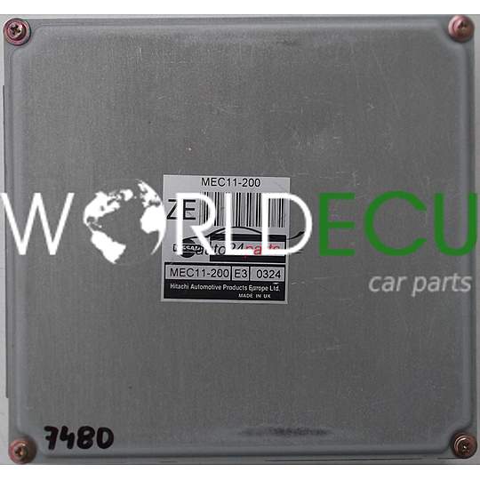 ECU ENGINE CONTROLLER NISSAN ALMERA 1.6 MEC11-200, MEC11200, E3, 0209, 0324, 0225, 0111, ZE