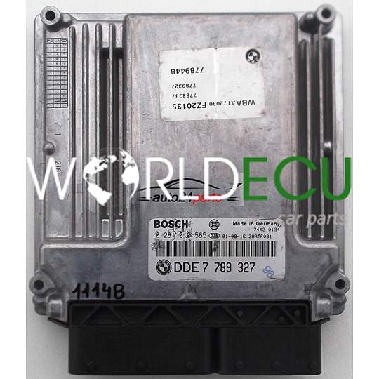 MOTORSTEUERGERÄT ECU STEUERGERAT BMW E46 320 2.0 D BOSCH 0 281 010 565, 0281010565, DDE7 789 327, DDE7789327, 7789327