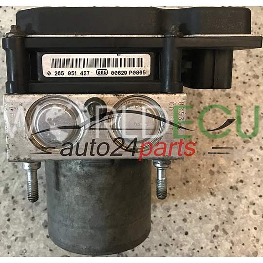 ABS PUMPE BLOCK HYDRAULIKPUMPE STEUERGERÄT CITROEN BOSCH 0 265 251 497, 0265251497, 9660934580, 0265951427