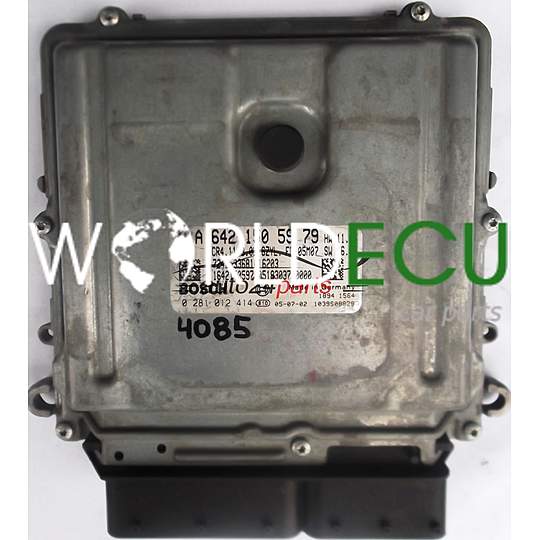 CALCULATEUR MOTEUR MERCEDES W164 ML 320 3.0 CDI A6421505979, 6421505979, A 642 150 59 79 BOSCH 0281012414, 0 281 012 414