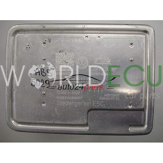 POMPE HYDRAULIQUE ET CALCULATEUR d'ABS VOLKSWAGEN 5Q0614517BG, 10.0220-0822.4, 10022008224, 28.5157-8206.3, 28515782063