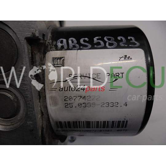 Abs Pump Module OPEL CHEVROLET 20774272 25.0399-2332.4 25039923324 28.5260-7200.3 28526072003