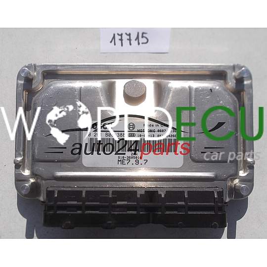 CALCULATEUR MOTEUR DAIHATSU SIRION 1.3 BOSCH 0 261 B08 388, 0261B08388, MOTRONIC ME7.9.7