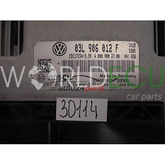 ECU Engine control unit VOLKSWAGEN CRAFTER 0281017666 03L906012F