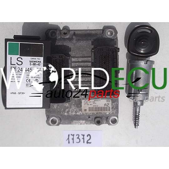 CENTRALINA MOTORE OPEL AGILA 1.0 Z10XE BOSCH 0 261 207 422, 0261207422 GM 24 456 864 AZ, 24456864