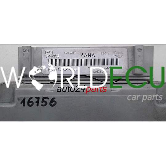 ECU ENGINE CONTROLLER FORD FOCUS 1.6 VISTEON 1M5F-12A650-BE, 1M5F12A650BE 2ANA LP4-335