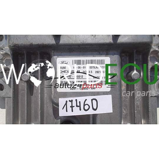 БЛОК УПРАВЛЕНИЯ ДВИГАТЕЛЕМ  FORD 2.0 TDCI DELPHI 28270075, AG91-12A650-AHF, AG9112A650AHF, E2U9E