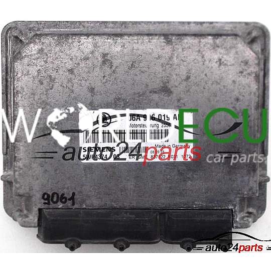 MOTORSTEUERGERÄT ECU STEUERGERAT SKODA OCTAVIA 1.6 AEH SIEMENS 5WP4374 03, 06A 906 019 AN, 06A906019AN