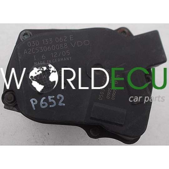 БЛОК ДРОССЕЛЬНОЙ ЗАСЛОНКИ VOLKSWAGEN AUDI SEAT SKODA SIEMENS A2C53060088, 03D 133 062 E, 03D133062E