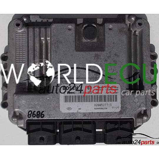 ECU ENGINE CONTROLLER RENAULT LAGUNA 1.9 DCI, BOSCH 0 281 012 588, 0281012588, 8200527713, 8200566220