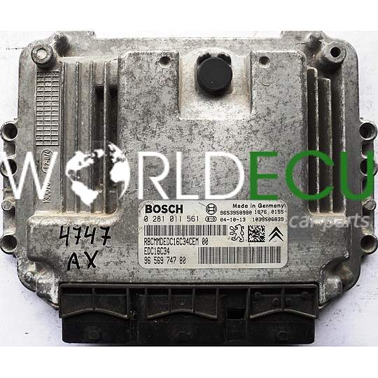 ECU ENGINE CONTROLLER CITROEN C5 1.6 HDI BOSCH 0 281 011 561