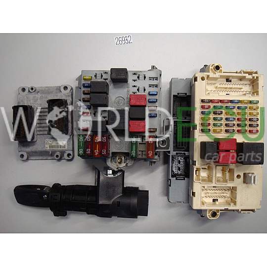 ECU ENGINE CONTROLLER ALFA ROMEO BOSCH 0 261 206 714, 0261206714, 00468153620, ME731HA003, 1279H03577