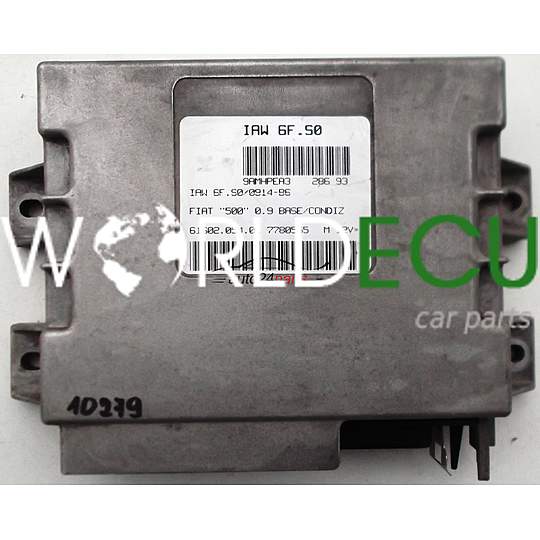 MOTORSTEUERGERÄT ECU STEUERGERAT FIAT CINQUECENTO 500 0.9, MAGNETI MARELLI IAW 6F.S0, IAW6FS0, 61602.054.01, 6160205401, 7780555