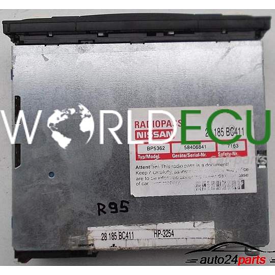 RADIO MMR CD-G NISSAN MICRA 7 645 362 318 / 7645362318 / BP5362 5 8406841 / 28 185 BC411 / 28185BC411 / HP-3254 / HP3254