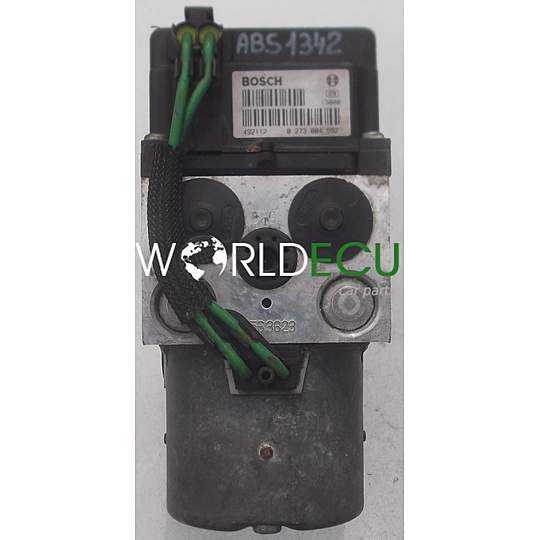 ABS HYDRAULIK-AGGREGAT MIT STEUERGERAET OPEL ASTRA G ZAFIRA A BOSCH 0 265 220 636, 0265220636, GM 24432510 ER 0 273 004 592, 0273004592