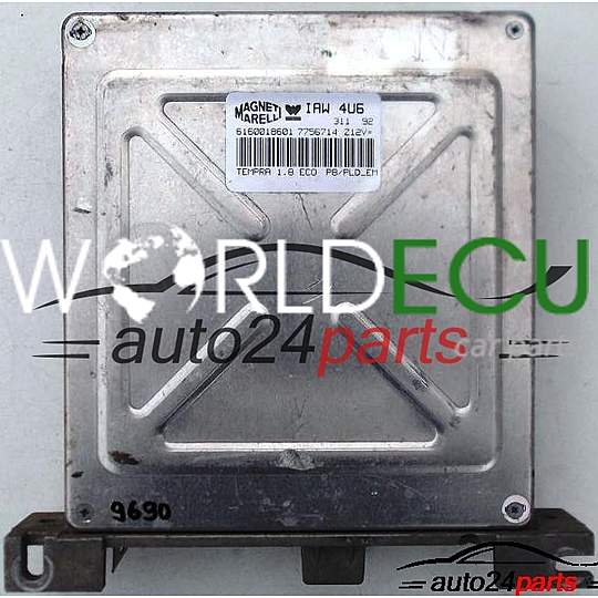 MOTORSTEUERGERÄT ECU STEUERGERAT FIAT TEMPRA 1.8, IAW 4U6, IAW4U6, 6160018601, 7756714